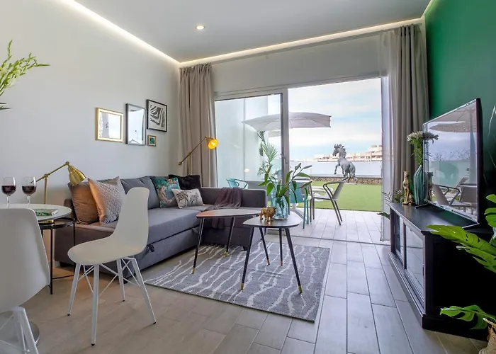 Ocean Garden 10 Con Jardin Privado أذيخي